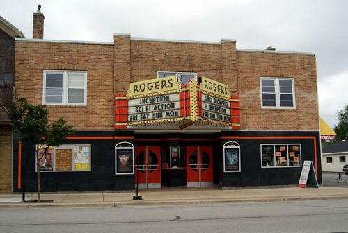 Rogers Theater - 2010 Exterior Remodel Shot From Erik Callaway (newer photo)